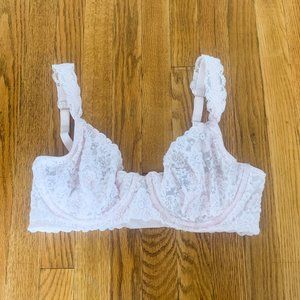 Aerie Happy Unlined Lace Demi 34DD